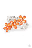 Posh Petals - Orange ~ Paparazzi Ring - Glitzygals5dollarbling Paparazzi Boutique 