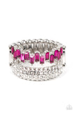 Hold Your CROWN High - Pink ~ Paparazzi Ring - Glitzygals5dollarbling Paparazzi Boutique 