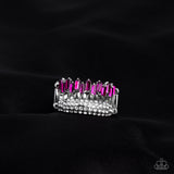 Hold Your CROWN High - Pink ~ Paparazzi Ring - Glitzygals5dollarbling Paparazzi Boutique 