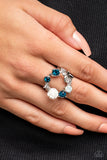 Butterfly Bustle - Blue ~ Paparazzi Ring - Glitzygals5dollarbling Paparazzi Boutique 