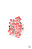 Boastful Blooms - Red ~ Paparazzi Ring - Glitzygals5dollarbling Paparazzi Boutique 