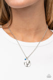 Minimal EFFORTLESS - Blue ~ Paparazzi Necklace - Glitzygals5dollarbling Paparazzi Boutique 