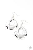 Laid-Back Leisure - Silver ~ Paparazzi Earrings - Glitzygals5dollarbling Paparazzi Boutique 