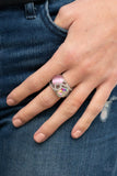 Paparazzi Ring ~ SELFIE-Indulgence - Pink - Glitzygals5dollarbling Paparazzi Boutique 