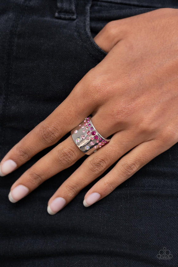 Sizzling Sultry - Pink ~ Paparazzi Ring - Glitzygals5dollarbling Paparazzi Boutique 