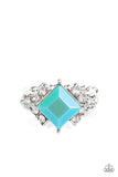 Paparazzi Ring ~ Mind-Blowing Brilliance - Blue - Glitzygals5dollarbling Paparazzi Boutique 
