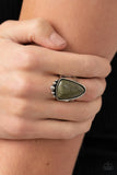 Authentically Adobe - Green ~ Paparazzi Ring - Glitzygals5dollarbling Paparazzi Boutique 