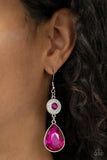 Collecting My Royalties - Pink ~ Paparazzi Earrings - Glitzygals5dollarbling Paparazzi Boutique 