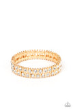 Generational Glimmer - Gold ~ Paparazzi Bracelet - Glitzygals5dollarbling Paparazzi Boutique 