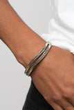 Gen Z Glamour - Silver ~ Paparazzi Bracelet - Glitzygals5dollarbling Paparazzi Boutique 