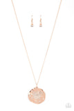 Boom and COMBUST - Rose Gold ~ Paparazzi Necklace - Glitzygals5dollarbling Paparazzi Boutique 