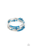 Whimsically Whirly - Blue ~ Paparazzi Bracelet - Glitzygals5dollarbling Paparazzi Boutique 