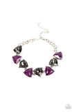 Pumped up Prisms - Purple ~ Paparazzi Bracelet - Glitzygals5dollarbling Paparazzi Boutique 
