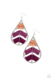 Nice Threads - Purple ~ Paparazzi Earrings - Glitzygals5dollarbling Paparazzi Boutique 