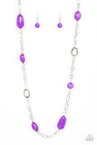 Barcelona Bash - Purple ~ Paparazzi Necklace - Glitzygals5dollarbling Paparazzi Boutique 