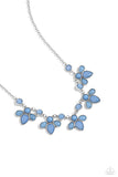 FROND-Runner Fashion - Blue ~ Paparazzi Necklace - Glitzygals5dollarbling Paparazzi Boutique 