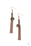 Twinkle Twinkle Little Trinket - Copper ~ Paparazzi Earrings - Glitzygals5dollarbling Paparazzi Boutique 