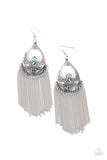 Paparazzi Earrings ~ Castle Cottage - Blue - Glitzygals5dollarbling Paparazzi Boutique 