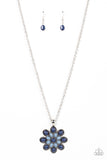 In the MEADOW of Nowhere - Blue ~ Paparazzi Necklace - Glitzygals5dollarbling Paparazzi Boutique 