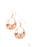 Regal Recreation - Copper ~ Paparazzi Earrings - Glitzygals5dollarbling Paparazzi Boutique 