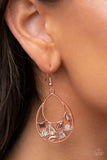 Regal Recreation - Copper ~ Paparazzi Earrings - Glitzygals5dollarbling Paparazzi Boutique 