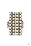 Pack Your SADDLEBAGS - White ~ Paparazzi Ring - Glitzygals5dollarbling Paparazzi Boutique 