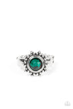 Expect Sunshine and REIGN - Green ~ Paparazzi Ring - Glitzygals5dollarbling Paparazzi Boutique 