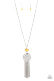 Everyday Excursionist - Yellow ~ Paparazzi Necklace - Glitzygals5dollarbling Paparazzi Boutique 