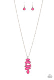 Mojave Mountaineer - Pink ~ Paparazzi Necklace - Glitzygals5dollarbling Paparazzi Boutique 