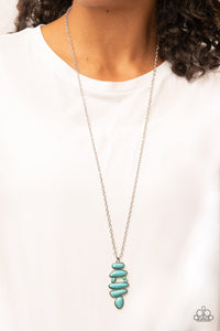 Mojave Mountaineer - Blue ~ Paparazzi Necklace - Glitzygals5dollarbling Paparazzi Boutique 