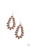 Absolutely Ageless - Brown ~ Paparazzi Earrings - Glitzygals5dollarbling Paparazzi Boutique 