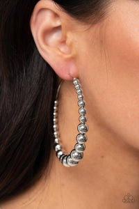 Show Off Your Curves - Silver ~ Paparazzi Earrings - Glitzygals5dollarbling Paparazzi Boutique 