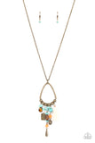Listen to Your Soul - Brass ~ Paparazzi Necklace - Glitzygals5dollarbling Paparazzi Boutique 
