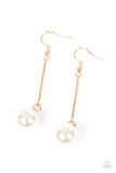 Pearl Redux - Gold ~ Paparazzi Earrings - Glitzygals5dollarbling Paparazzi Boutique 