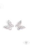 Smooth Like FLUTTER - Multi ~ Paparazzi Earrings - Glitzygals5dollarbling Paparazzi Boutique 