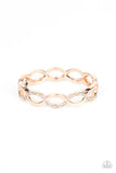 Paparazzi Bracelet ~ Tailored Twinkle - Rose Gold - Glitzygals5dollarbling Paparazzi Boutique 