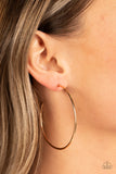 Paparazzi Earrings ~ Can I Get a HOOP HOOP - Gold - Glitzygals5dollarbling Paparazzi Boutique 