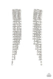 Paparazzi Earrings ~ A-Lister Affirmations - White - Glitzygals5dollarbling Paparazzi Boutique 