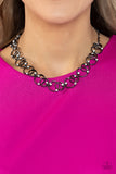 Paparazzi Necklace ~ Center of My Universe - Black - Glitzygals5dollarbling Paparazzi Boutique 