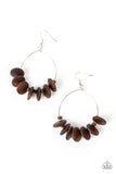 Surf Camp - Brown ~ Paparazzi Earrings - Glitzygals5dollarbling Paparazzi Boutique 