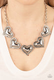 Paparazzi Necklace ~ Kindred Hearts - Silver - Glitzygals5dollarbling Paparazzi Boutique 