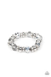 Paparazzi Bracelet ~ Power Pose - Silver - Glitzygals5dollarbling Paparazzi Boutique 