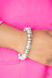 Paparazzi Bracelet ~ Power Pose - Silver - Glitzygals5dollarbling Paparazzi Boutique 