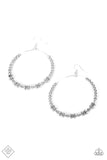 Paparazzi Earrings ~ Simple Synchrony - Silver - Glitzygals5dollarbling Paparazzi Boutique 