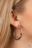 Paparazzi Earrings ~ Attractive Allure - Copper - Glitzygals5dollarbling Paparazzi Boutique 