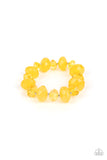 Keep GLOWING Forward - Yellow ~ Paparazzi Bracelet - Glitzygals5dollarbling Paparazzi Boutique 