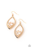 Beautifully Bejeweled - Gold ~ Paparazzi Earrings - Glitzygals5dollarbling Paparazzi Boutique 