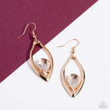 Beautifully Bejeweled - Gold ~ Paparazzi Earrings - Glitzygals5dollarbling Paparazzi Boutique 