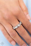 Paparazzi Ring ~ Wedded Bliss - White - Glitzygals5dollarbling Paparazzi Boutique 