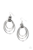 Intergalactic Glamour - Silver ~ Paparazzi Earrings - Glitzygals5dollarbling Paparazzi Boutique 